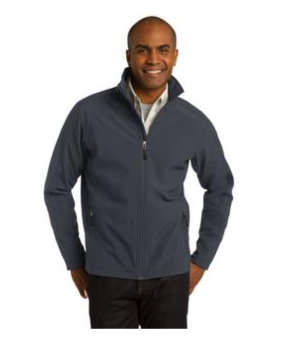  Men's Port Authority Core Soft Shell Jacket in Battleship Grey Main Image